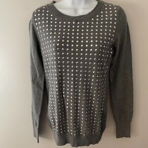 express grey blouse size medium